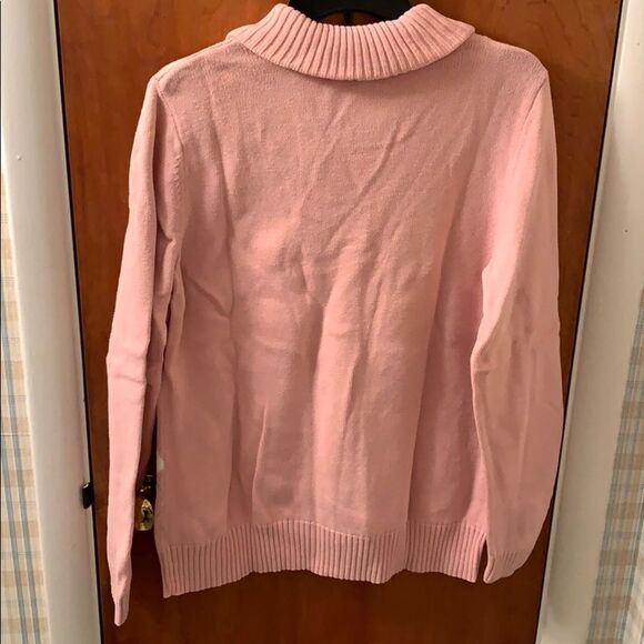 Pink sweater diamond pattern - Picture 3 of 4